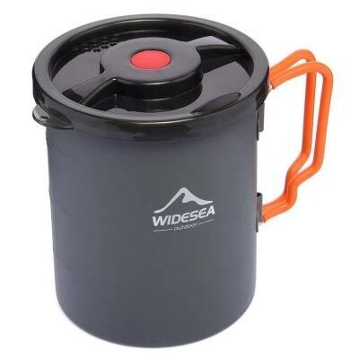 Алюминиевый походный кофейник/чайник (френч пресс) Widesea WSC-107