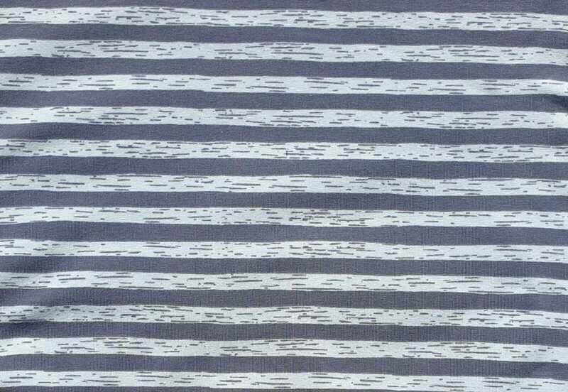 Jersey - Streifen blau