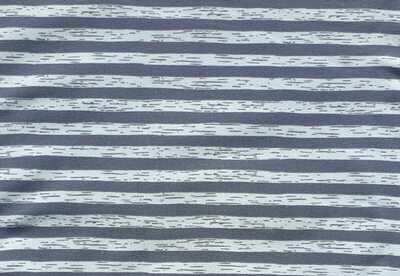 Jersey - Streifen blau