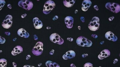 Jersey Digital - Skulls Totenkopf Lila schwarz blau Jersey Digital - Skulls Totenkopf Lila schwarz blau