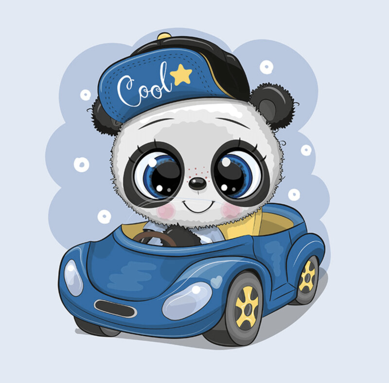 French Terry Panel - Panda Auto Cabrio