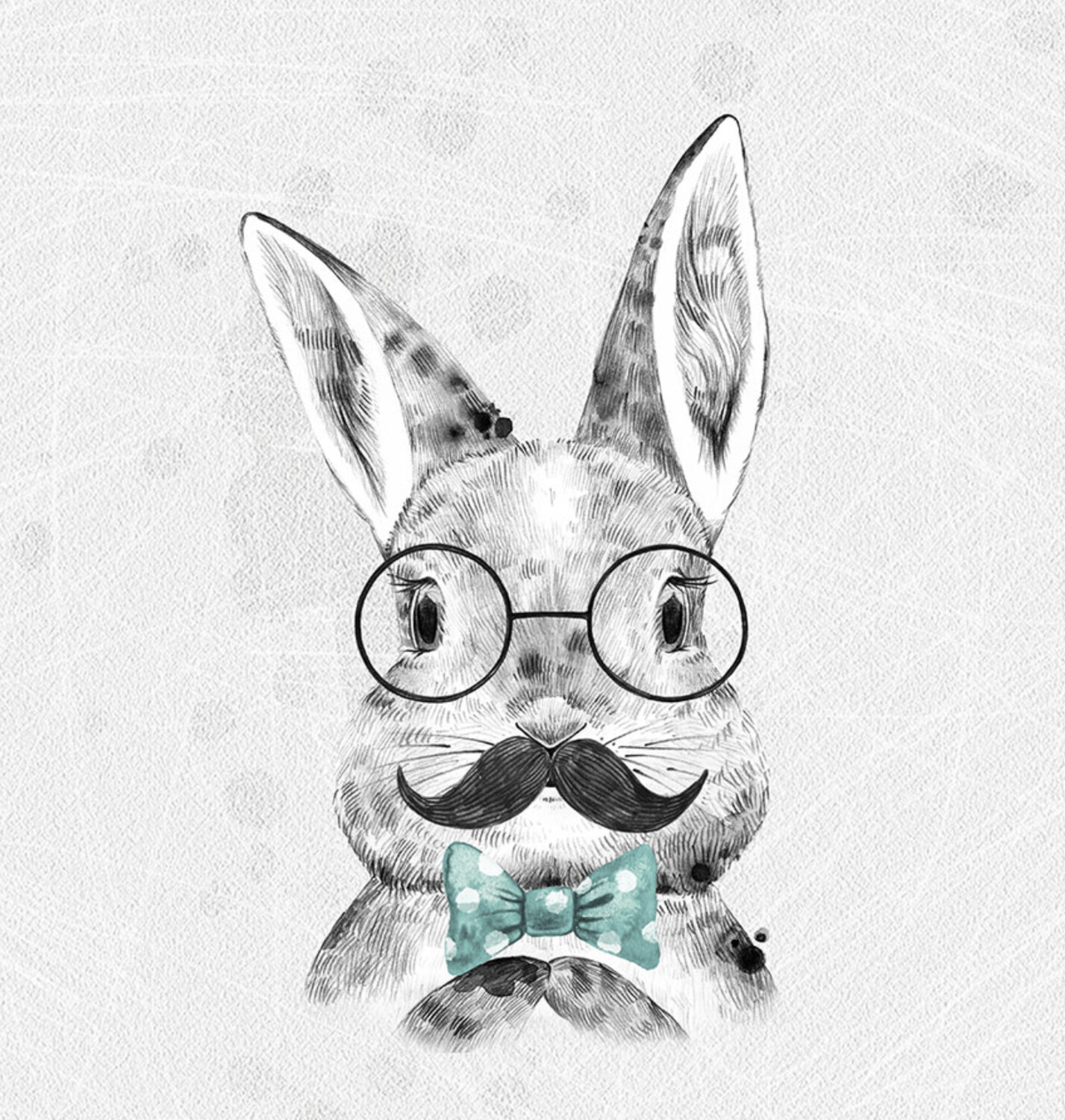 French Terry Panel - Hase Brille