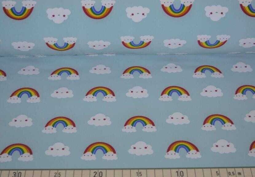 Softshell - Wolken und Regenbogen