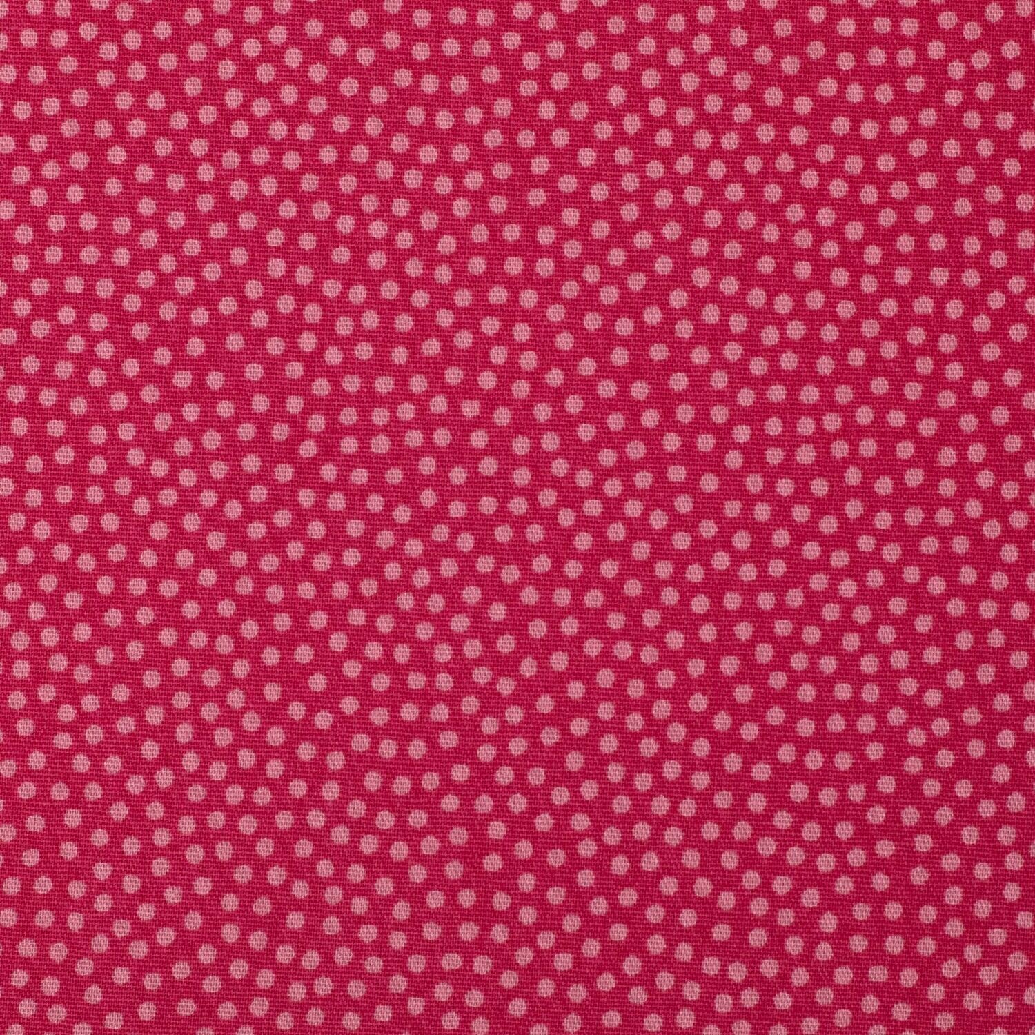 Baumwolle - Dotty 2mm rosa/fuchsia