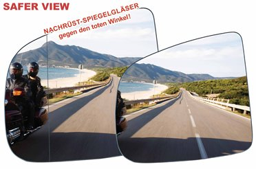 Spiegelglas gegen den toten Winkel Safer-View