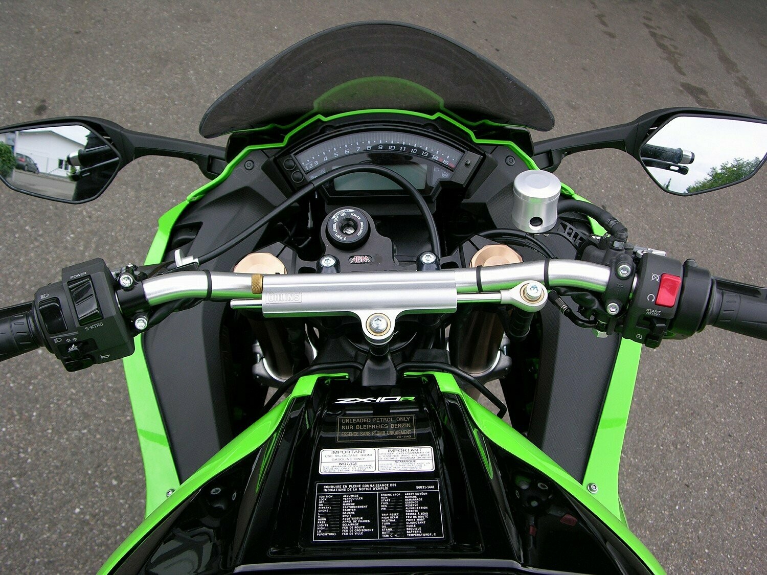 ABM Superbike Umbau Kawasaki ZX-10 R Typ  ZXT00J 2011-2015 Modell mit ABS