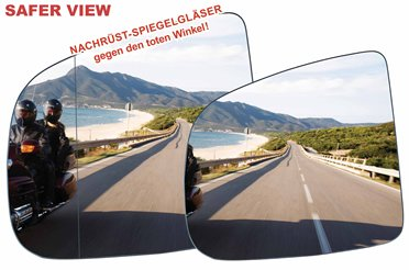 Safer-View Spiegelglas gegen den toten Winkel BMW