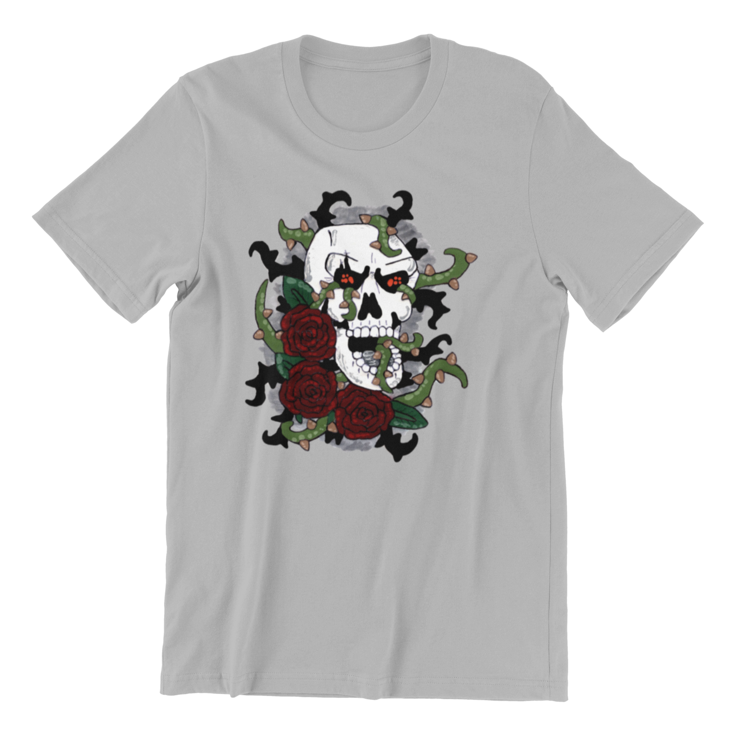 Skull with Rose