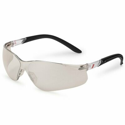 NITRAS Schutzbrille Vision Protect, Klarglas, verspiegelt, VE = 12 Stück