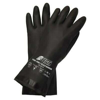 NITRAS BLACK BARRIER Chloroprene, schwarz, CAT3, VE = 12 Stück