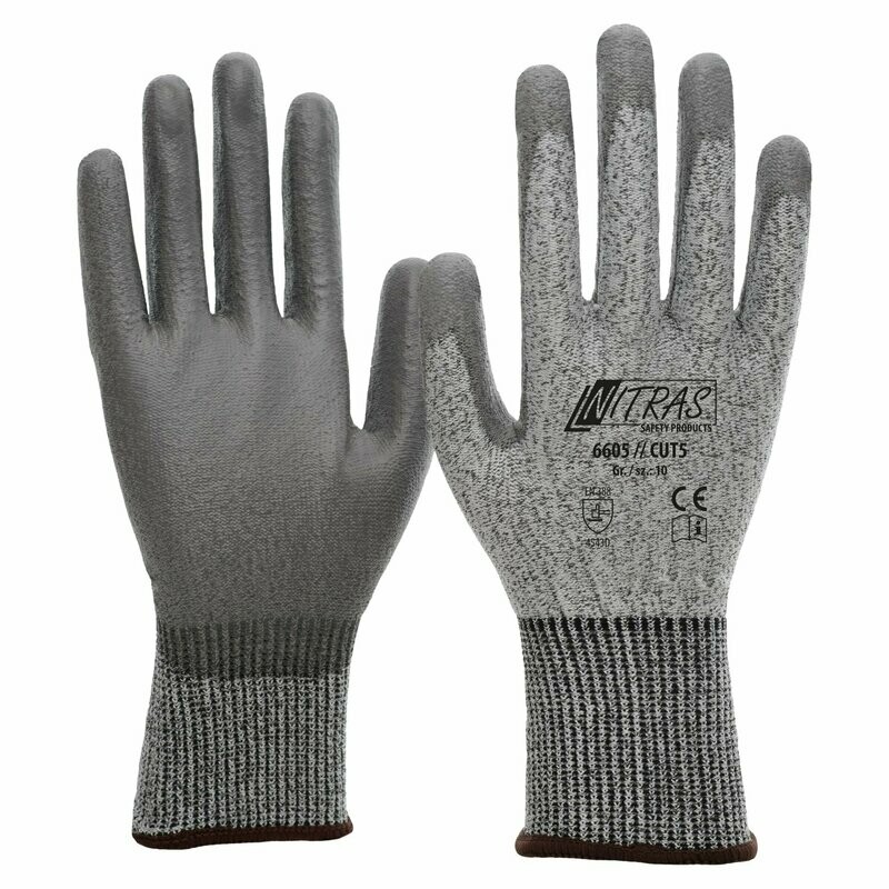 NITRAS CUT 5 , PU, grau-grau, VE = 10 Stück NITRAS CUT 5 , PU, grau-grau, VE = 10 Stück