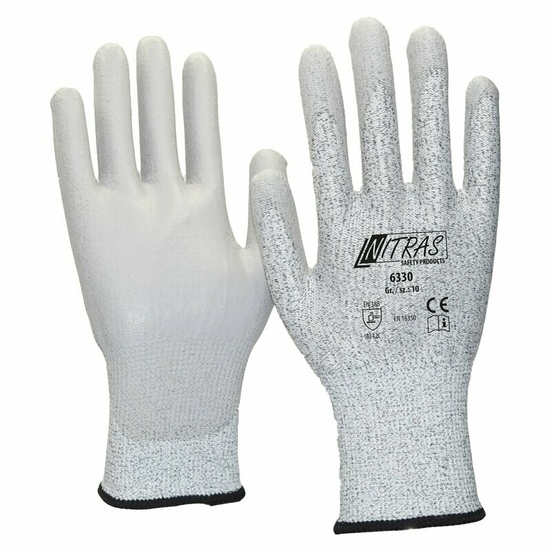 NITRAS ESD CUT3, Schnittschutz-Handschuhe, PU, VE = 10 Stück NITRAS ESD CUT3, Schnittschutz-Handschuhe, PU, VE = 10 Stück