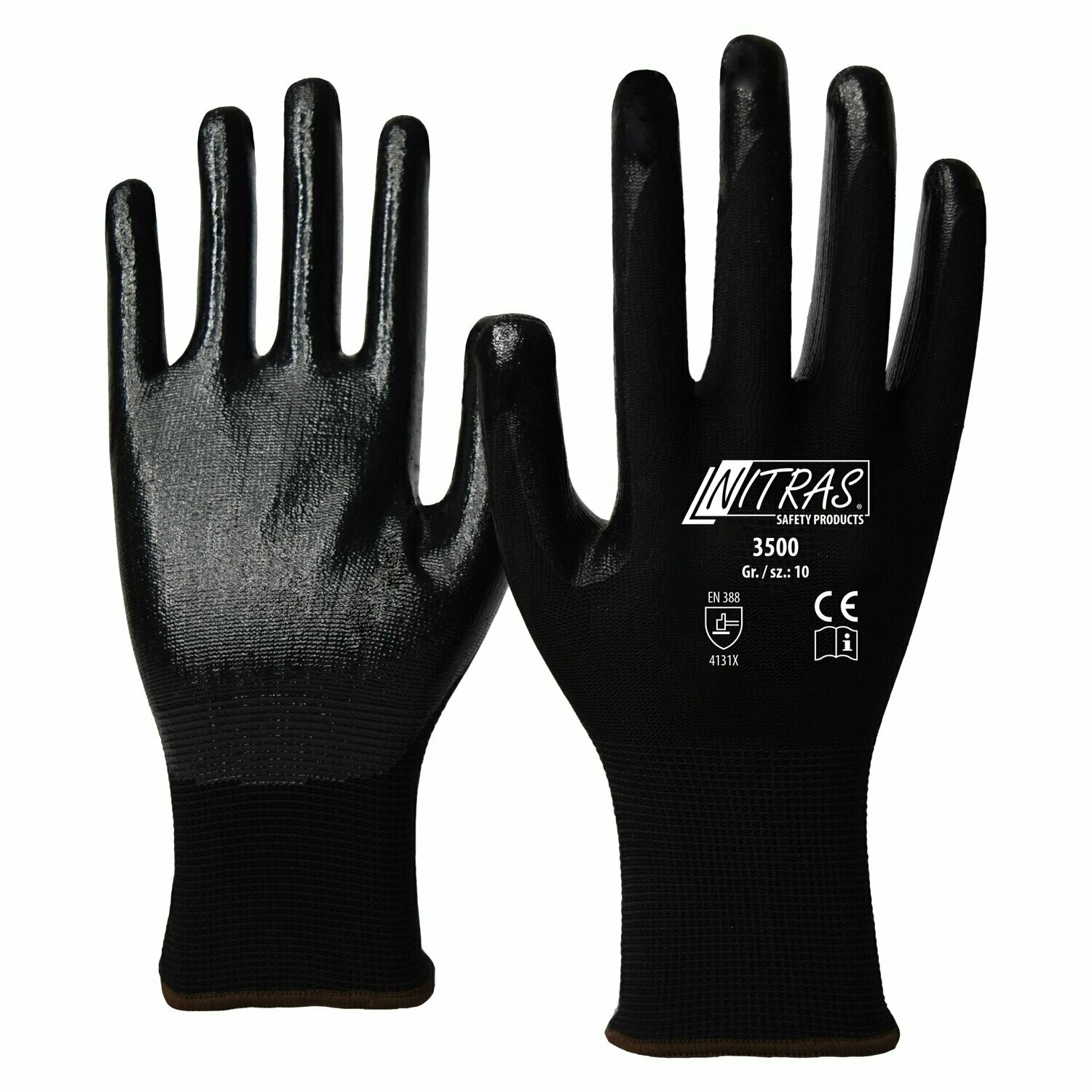 NITRAS-Nylon-Nitril-Handschuh - 12 Stück