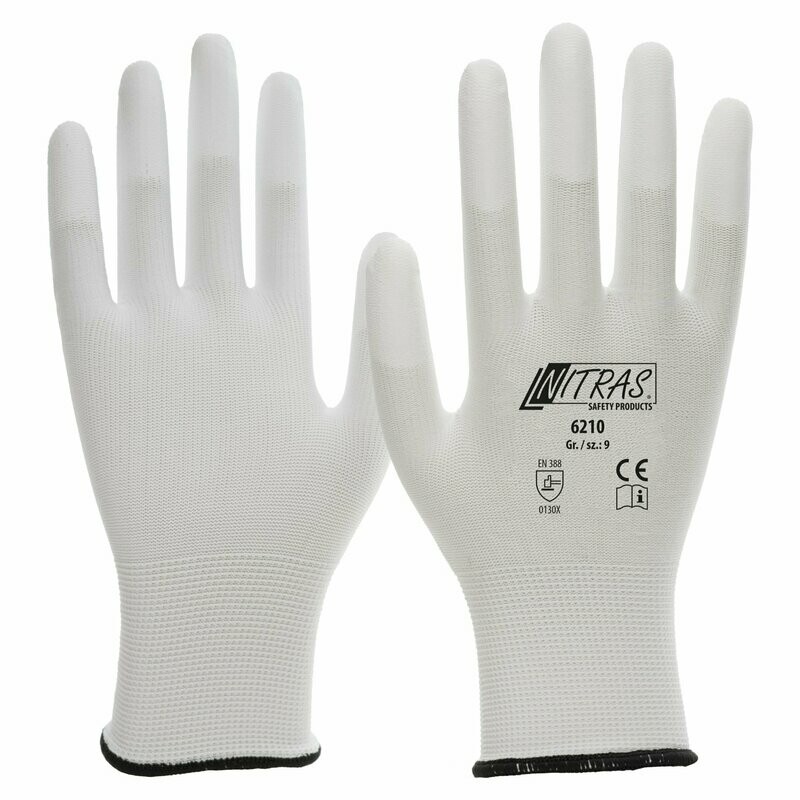 NITRAS Nylon-PU-Fingerkuppen, weiß-weiß, VE = 12 Stück NITRAS Nylon-PU-Fingerkuppen, weiß-weiß, VE = 12 Stück