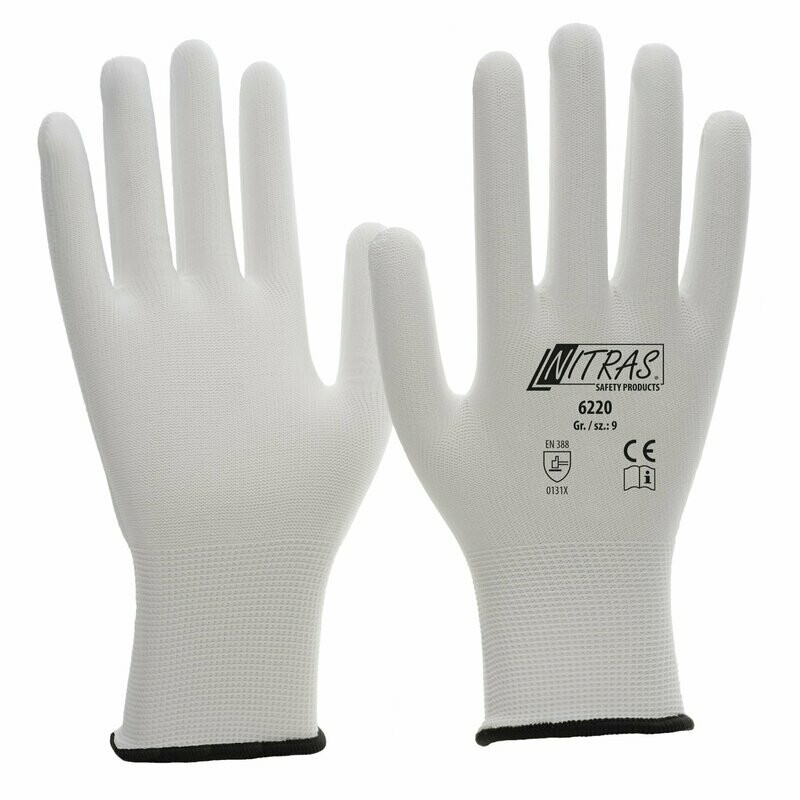 NITRAS Nylon, weiß, ohne Beschichtung, VE = 12 Stück NITRAS Nylon, weiß, ohne Beschichtung, VE = 12 Stück