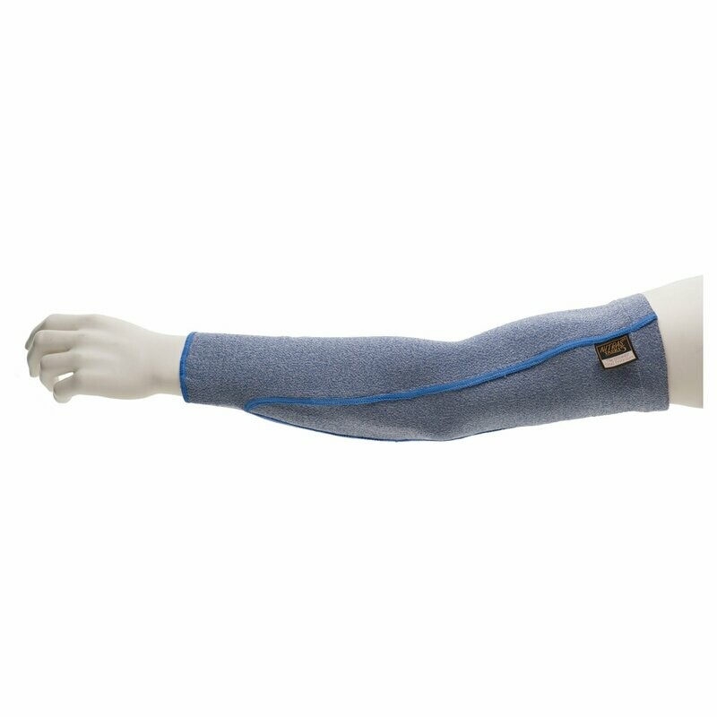 NITRAS TAEKI5 Armschoner, blau, 45cm, dick, V-Schnitt NITRAS TAEKI5 Armschoner, blau, 45cm, dick, V-Schnitt