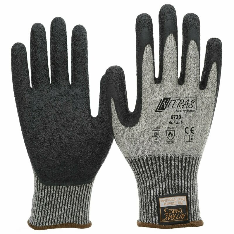 NITRAS TAEKI5, Latex, grau-schwarz, VE = 10 Stück NITRAS TAEKI5, Latex, grau-schwarz, VE = 10 Stück