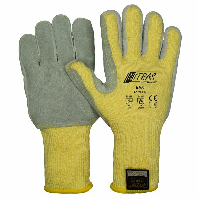 NITRAS TAEKI5, Leder, langer Strickbund, VE = 10 Stück NITRAS TAEKI5, Leder, langer Strickbund, VE = 10 Stück