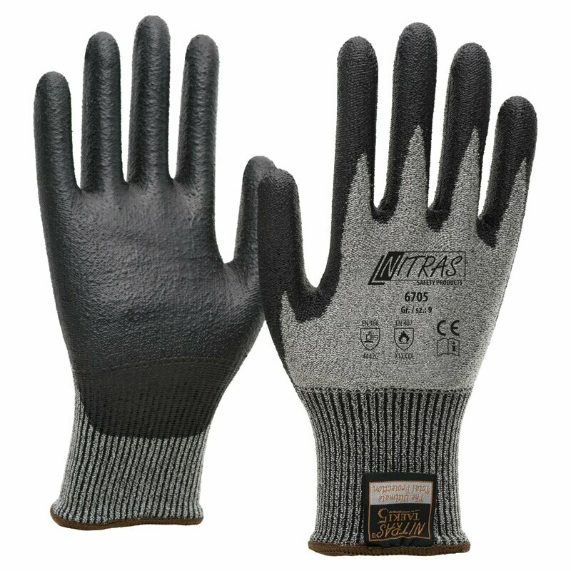 NITRAS TAEKI5, PU, grau-schwarz, VE = 10 Stück NITRAS TAEKI5, PU, grau-schwarz, VE = 10 Stück