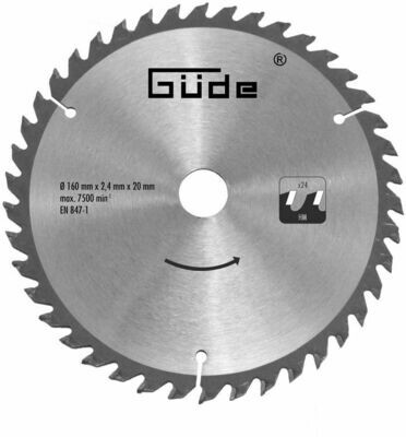 Güde SÄGEBLATT 160X20 24Z HM