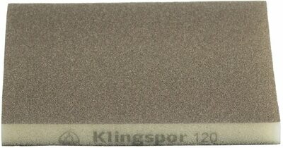 Klingspor SW 501 Schleifklotz, Schleifschwamm für Farbe, Lack, Spachtel, Holz | 100 Stück