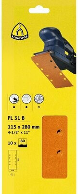 Klingspor PL 31 B SB-verpackt Set Produkte SB-verpackt für Farbe, Lack, Spachtel, Holz | jeweils 5 Stück