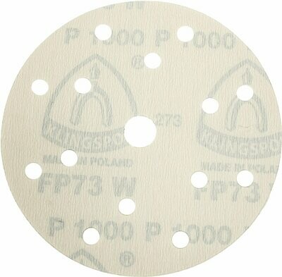 Klingspor FP 73 WK Scheiben mit Filmunterlage, kletthaftend für Farbe, Lack, Spachtel| jeweils 100 Stück | 150 mm Durchmesser