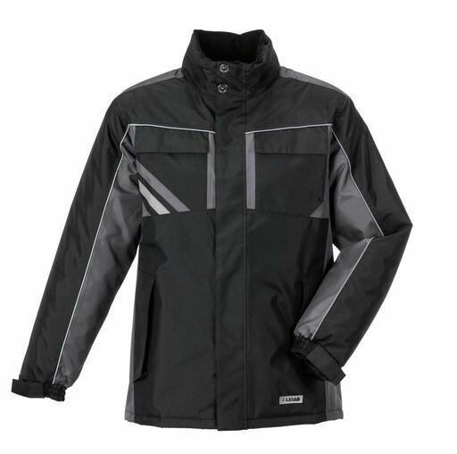 PLANAM Winterjacke Highline schwarz/schiefer/zink