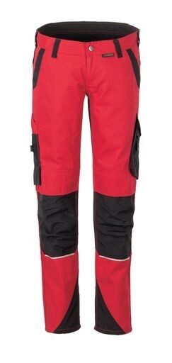 PLANAM Damen Bundhose NORIT  rot/schwarz