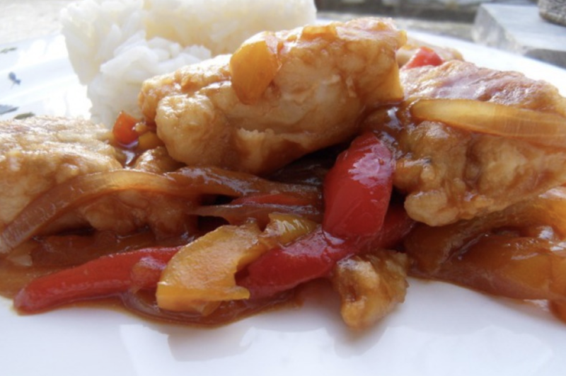 Beignet de saumon aigre doux pour 6 personnes