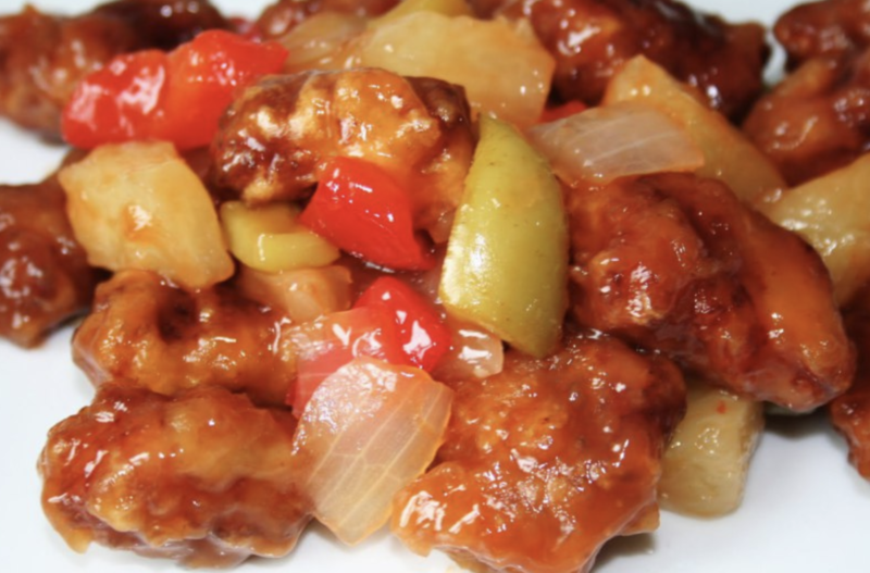 Beignet de poulet aigre doux pour 6 personnes