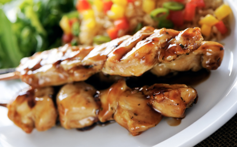 Mini brochette de poulet au satay /10