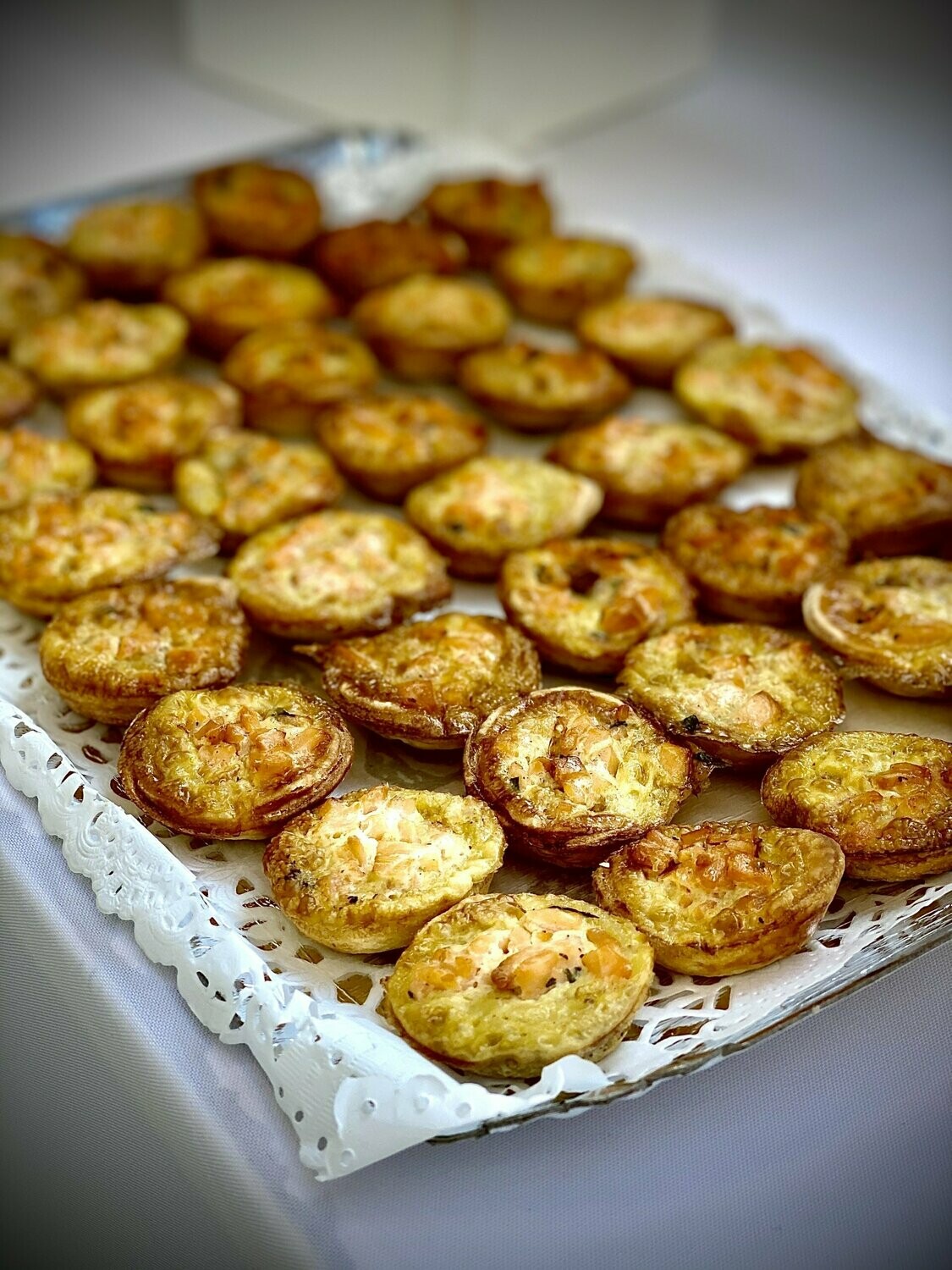 Plateau de quiches saumon 35pcs