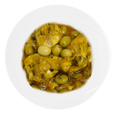 Tajines poulet aux olives pour 4 personnes