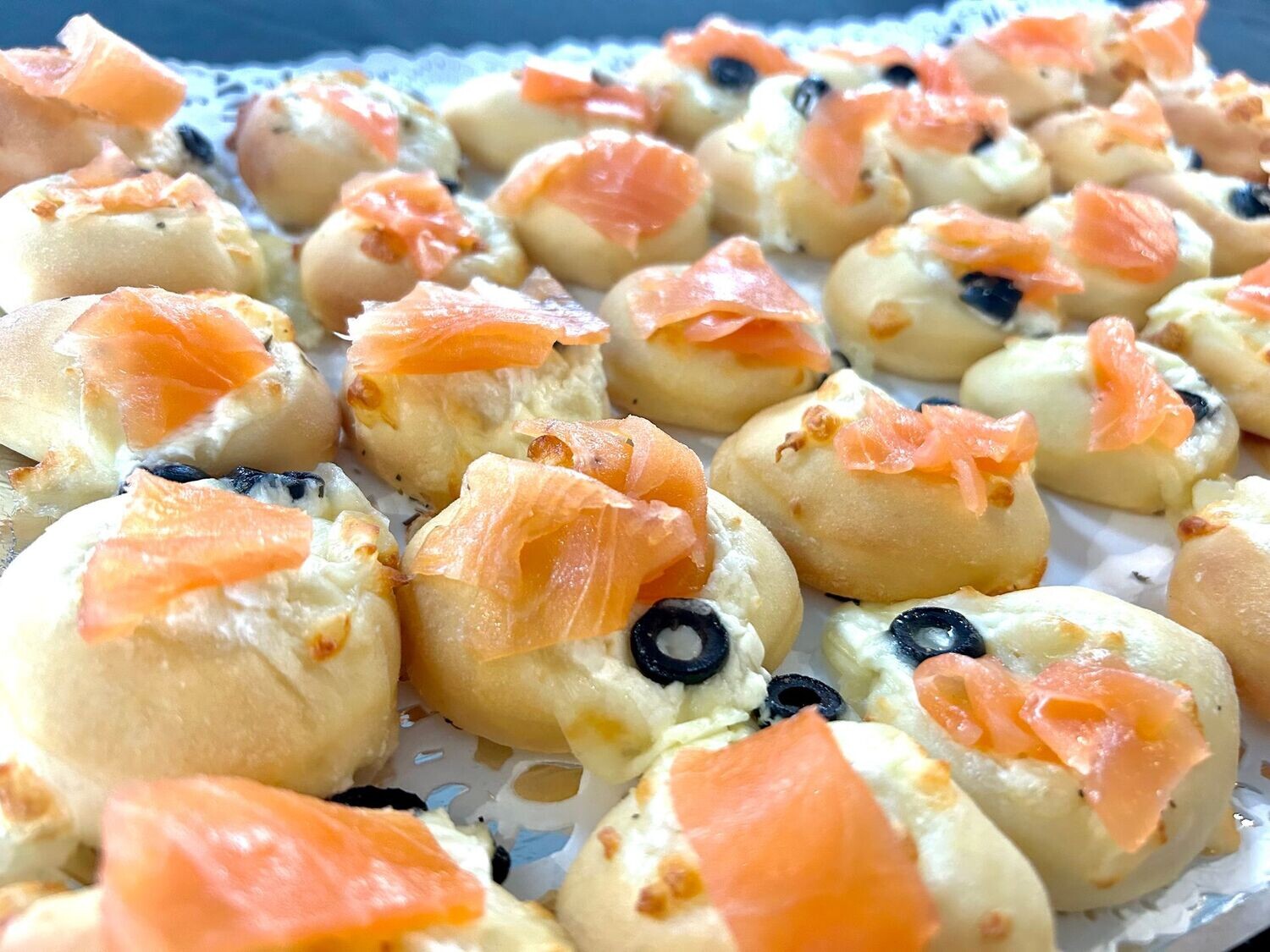 Pizza au saumon