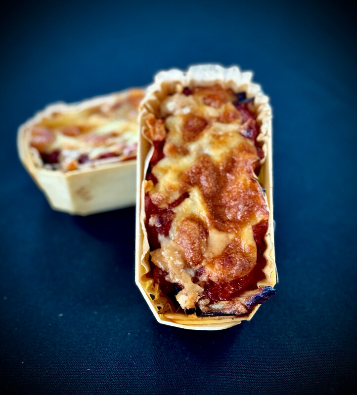 Mini gratin d'aubergine parmigiana