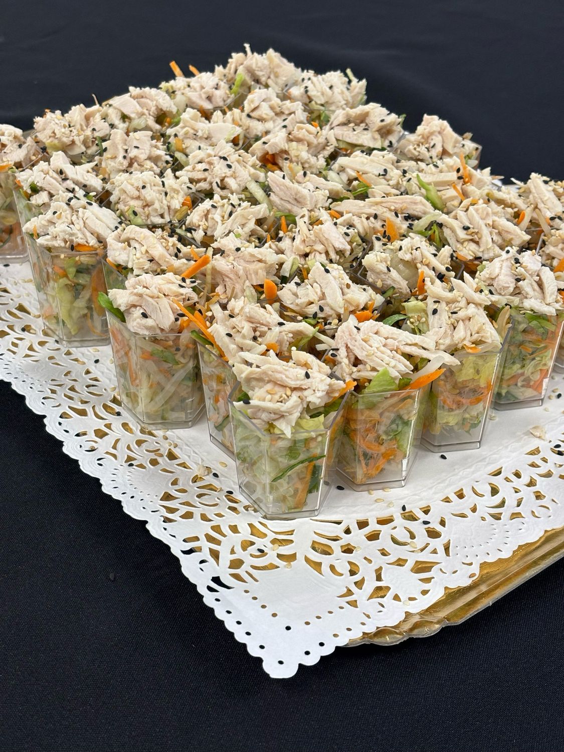 Verrine de salade chinoise 35 pcs