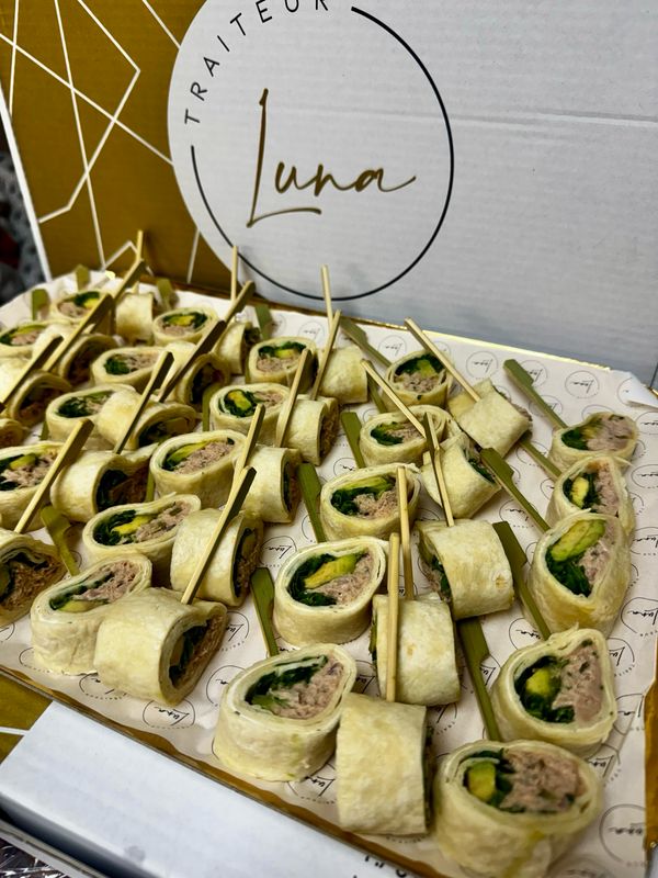 Plateau de mini wrap au thons