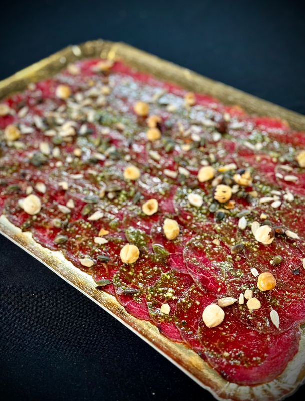 Plateau de carpaccio de boeuf