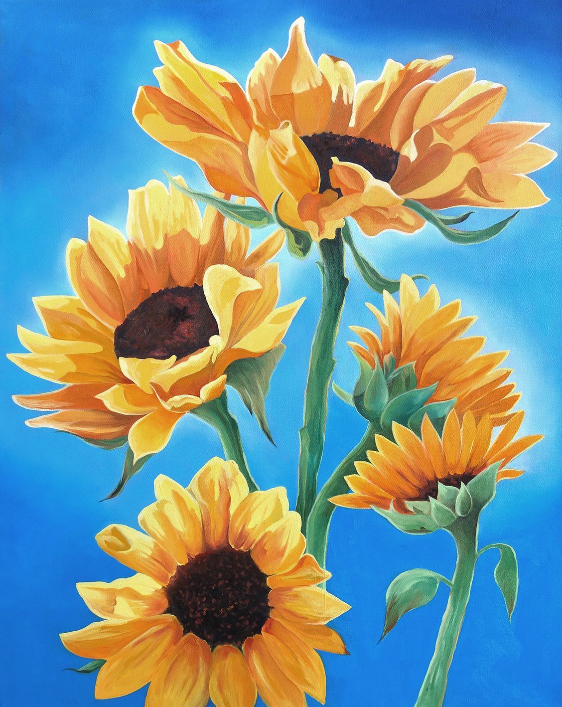 Here Comes the Sun Oil Painting