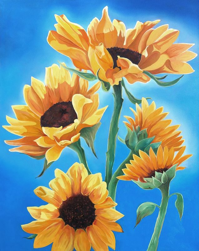 Here Comes the Sun Oil Painting