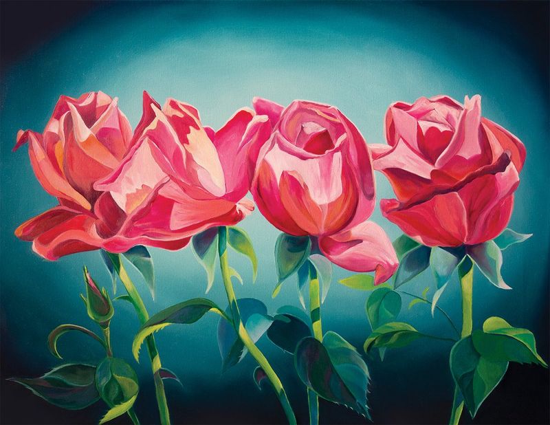 Spring Quartet Oil Painting