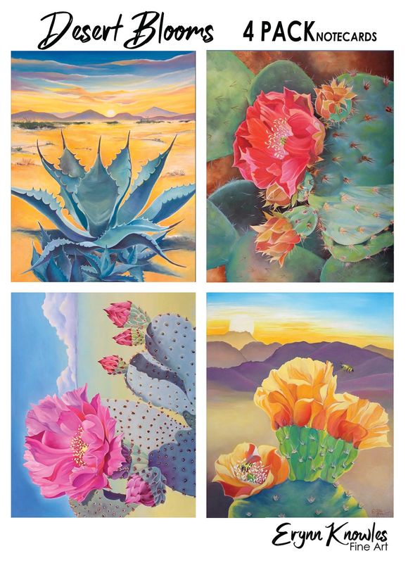 Desert Flowers Note Cards 2