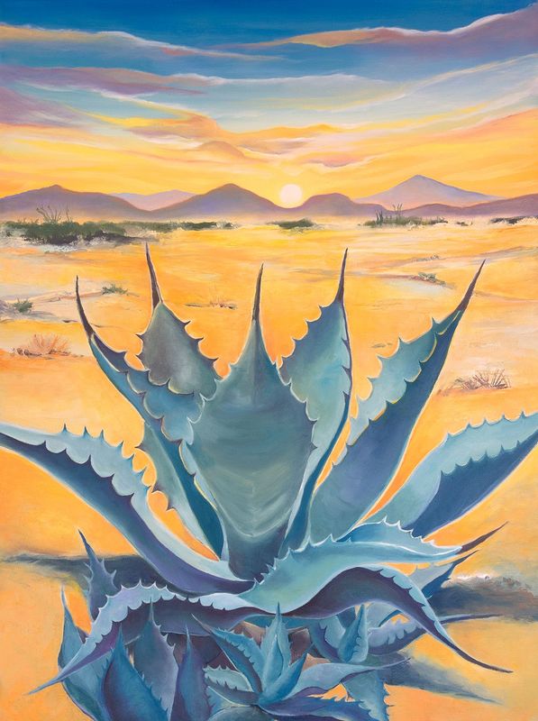 Morning Agave, Giclée