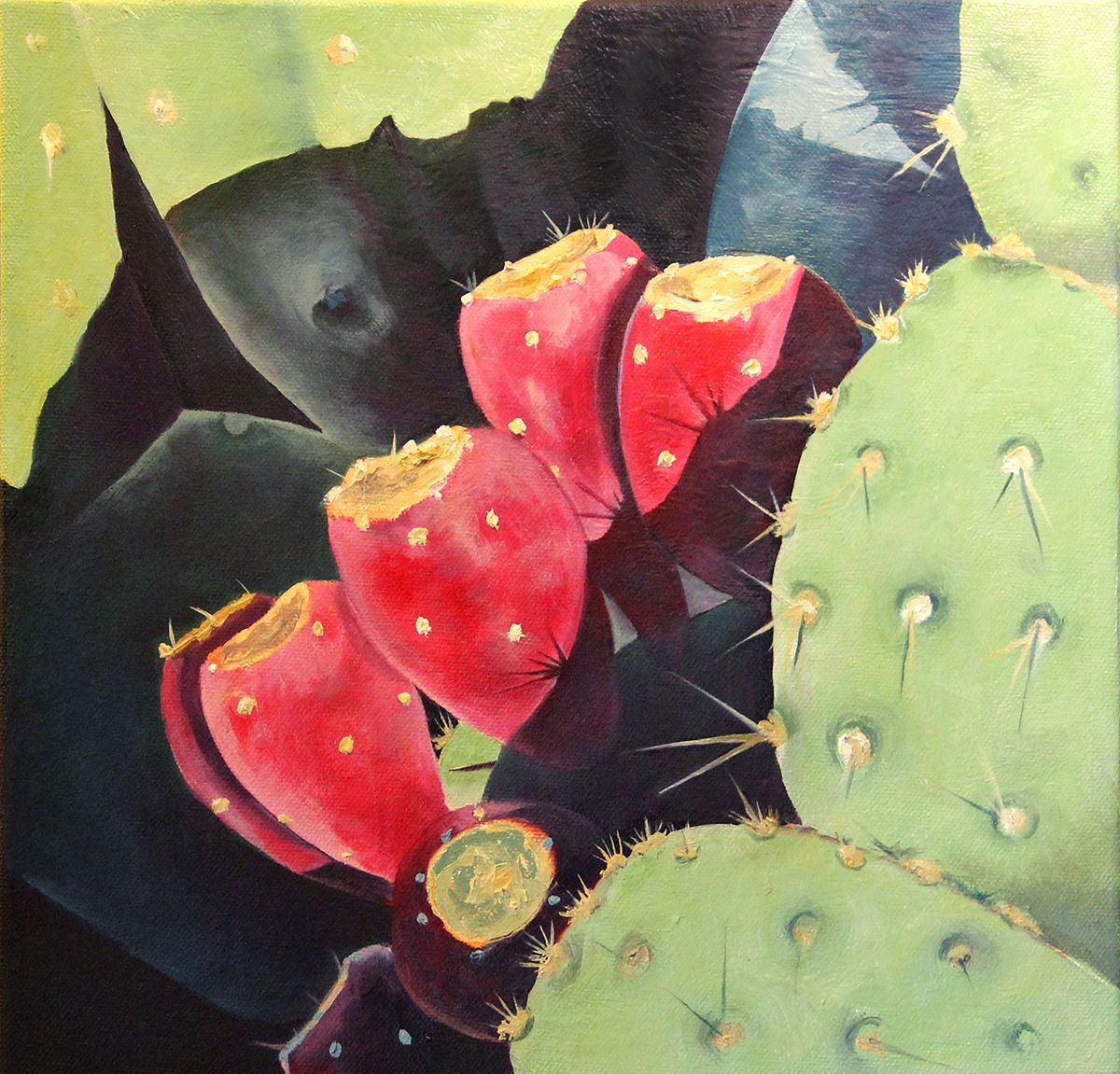 "Desert Fruits" Oil Painting