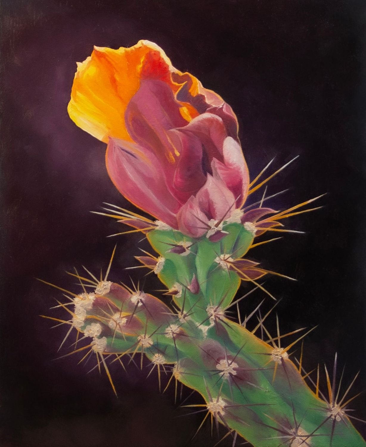 "Buckhorn Fire" Oil Painting