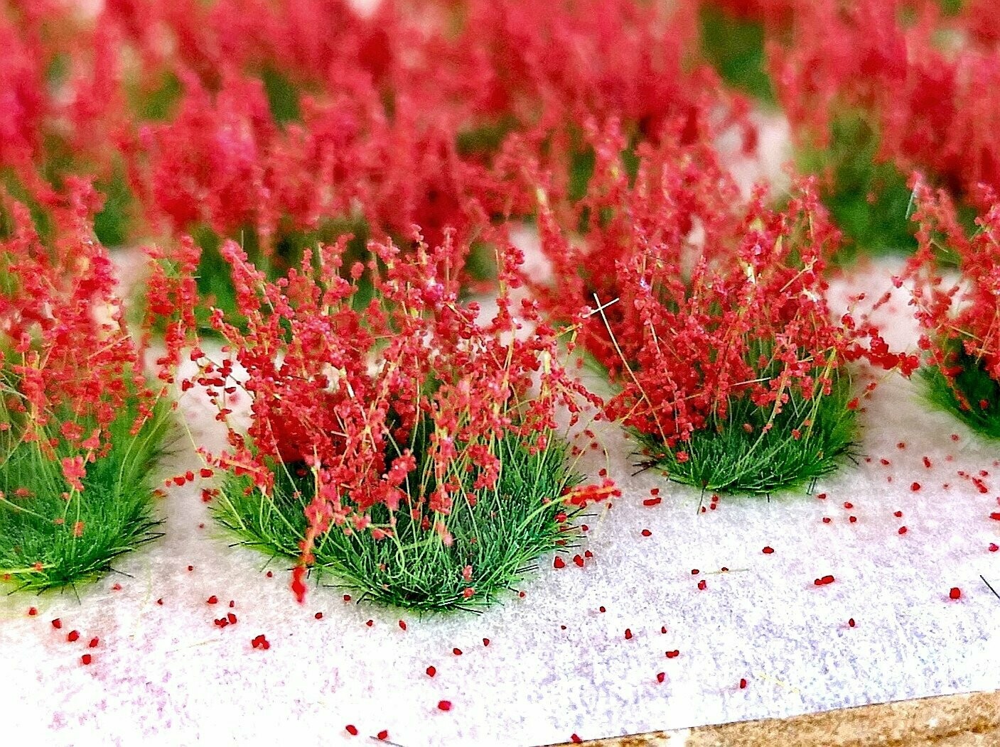 Small Flower Patches 10mm - Poppy