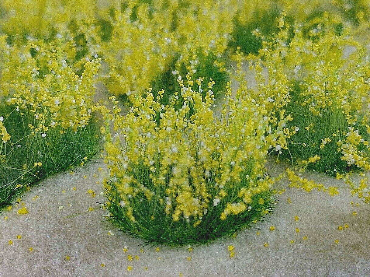 Small Flower Patches 10mm - Daffodil
