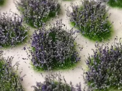 Small Flower Patches 6mm - Lavender
