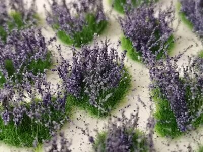 Small Flower Patches 10mm - Lavender